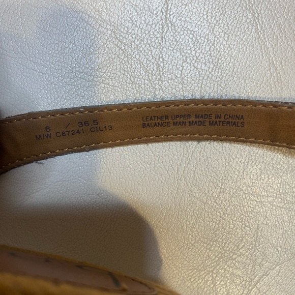 b.o.c. Tan Leather Cut-Out Sandals - Picture 5 of 6